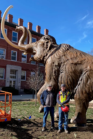 Picture of the Mammoth being installed